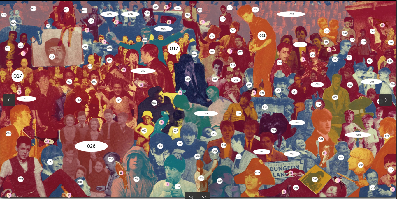 full collage with numbers assigned to each photo